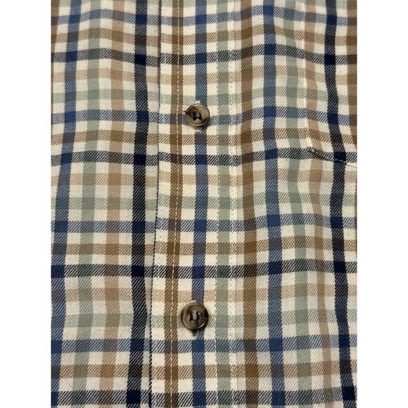 St. John’s Bay Men’s Long Sleeve Button Up Shirt Plaid Cotton Flannel Casual XL - Picture 3 of 4